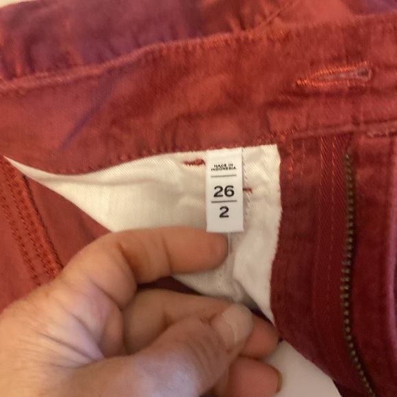 Velvet skinny high rise pants. Size 26/2 - Picture 8 of 8